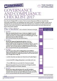 Preview of compliance checklist